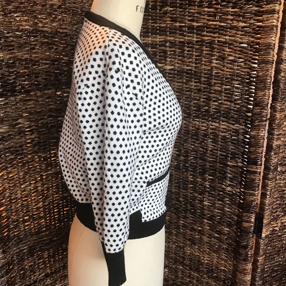 Marc Jacobs black and white polka dot cardigan - Picture 5 of 5